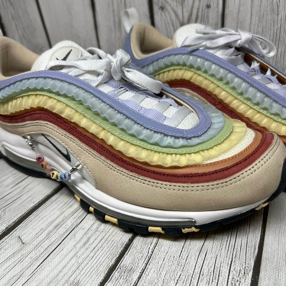 BRAND NEW Nike Air Max 97 Men's Shoes Size 11 FD8637-600 BOX NO LID PRIDE - Picture 6 of 11